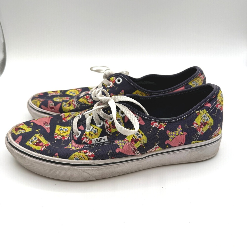 Vans Spongebob Sneakers Mens 11 Blue SpongeBob Patrick ComfyCush Skate Shoes - Picture 4 of 10